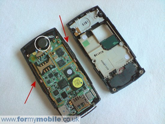 Как разобрать телефон Samsung E900 (6)
