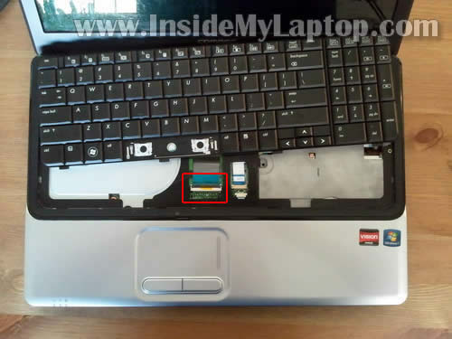 Как заменить клавиатуру на ноутбуке Compaq Presario CQ61 или HP G61 (6)