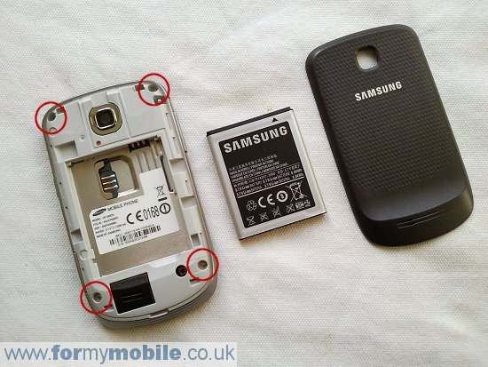 Как разобрать телефон Samsung Galaxy Mini S5570 (2)