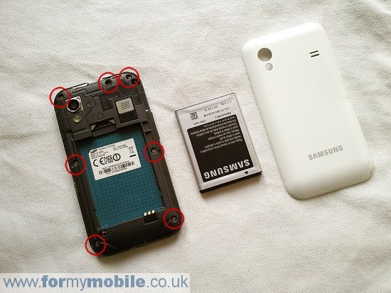 Как разобрать телефон Samsung Galaxy Ace S5830 (2)