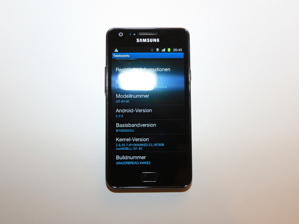 Как разобрать телефон Samsung Galaxy S II (4)