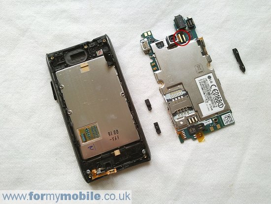 Как разобрать телефон LG Optimus GT540 (10)