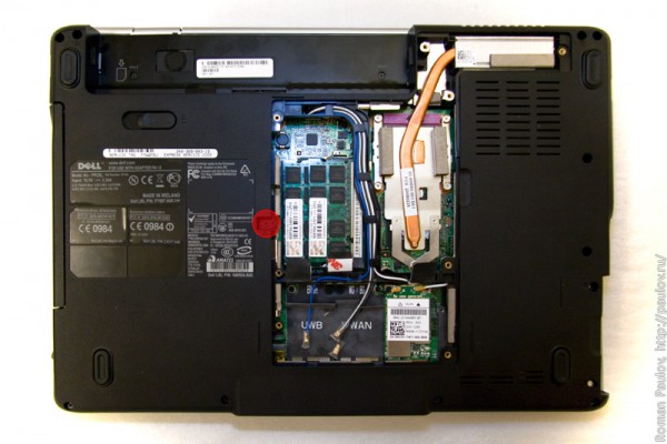 Dell inspiron 1525 замена кулера