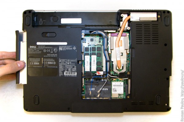 Dell 1525 не включается