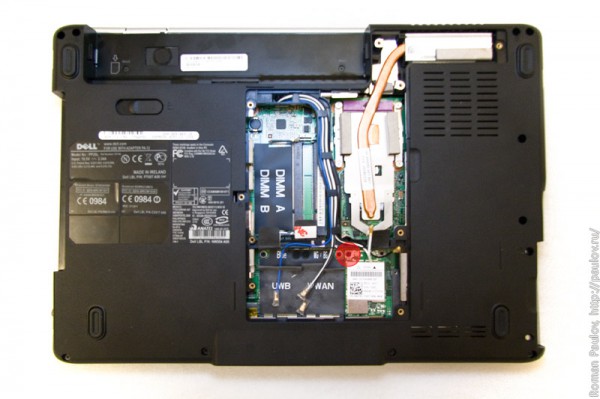 Dell inspiron 1525 замена жесткого диска