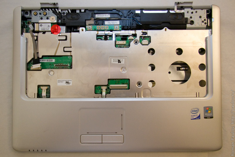 Как разобрать ноутбук Dell Inspiron 1525 pp29l