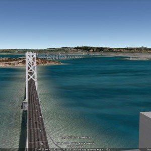 Мост через залив в Сан-Франциско