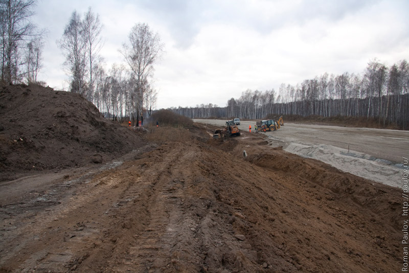Строительство северного обхода Новосибирска от Мочища до Сокура