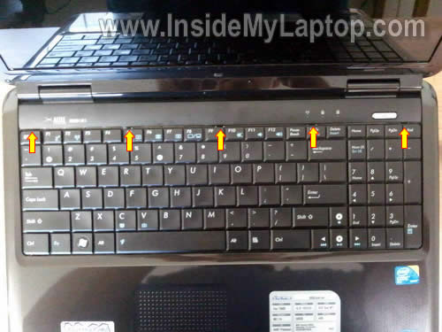 Как разобрать ноутбук серии Asus K (11)