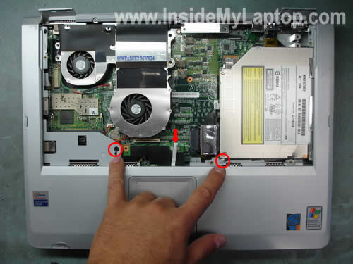 Как разобрать ноутбук Sony Vaio серии PCG-K (16)