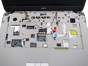 Как разобрать ноутбук Acer Aspire 5520/5220 (27)