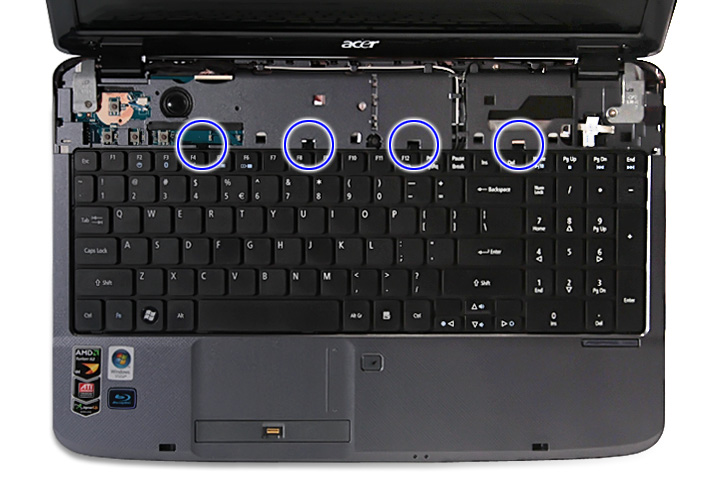 Як розібрати ноутбук Acer Aspire 5738G/5738ZG/5738Z/5738/5338, Aspire 5536/5536G/5236 (33)