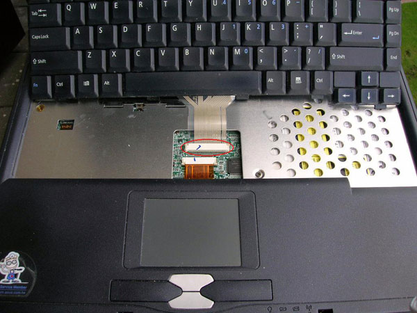 Как разобрать ноутбук Asus L3800 (Asus L3C) (8)