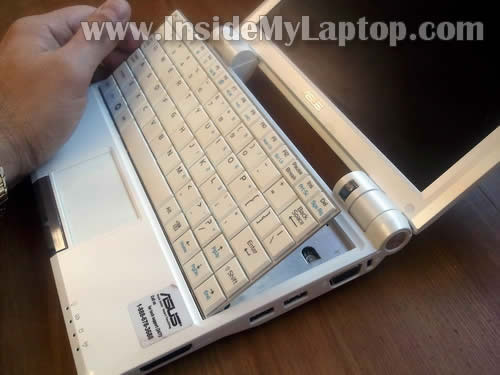 Как заменить клавиатуру на ноутбуке Asus Eee PC 900 (4)