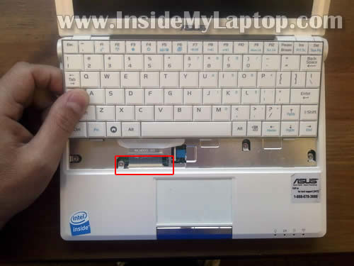 Как заменить клавиатуру на ноутбуке Asus Eee PC 900 (5)