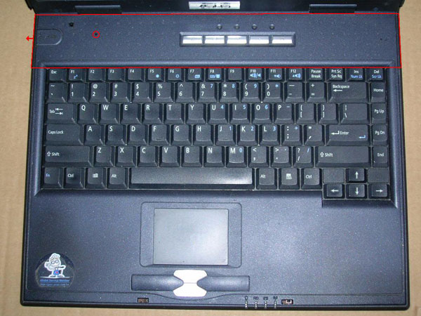 Как разобрать ноутбук Asus L3800 (Asus L3C) (12)