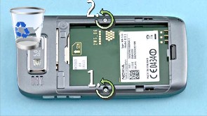 Как разобрать телефон Nokia E72 (5)