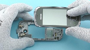 Как разобрать телефон Nokia 7230 (8)