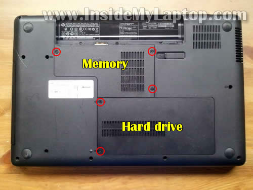 Как разобрать ноутбук HP G62 или Compaq Presario CQ62 (2)