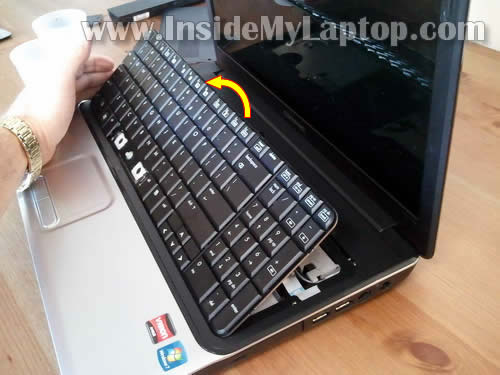 Как заменить клавиатуру на ноутбуке Compaq Presario CQ61 или HP G61 (5)