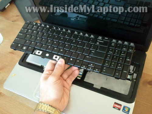 Как заменить клавиатуру на ноутбуке Compaq Presario CQ61 или HP G61 (9)