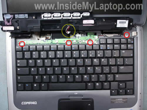Как заменить клавиатуру на ноутбуке Compaq Presario 2580US (5)