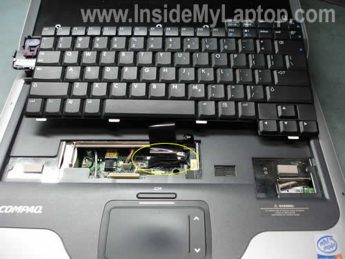 Как заменить клавиатуру на ноутбуке Compaq Presario 2580US (7)