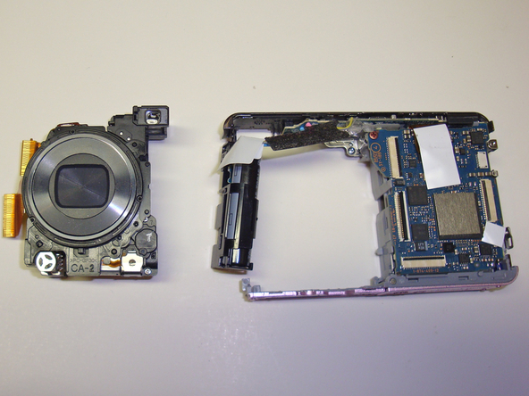 Как разобрать фотоаппарат Sony Cyber-Shot DSC-W120 (31)