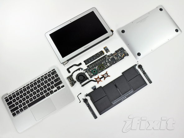 Как разобрать ноутбук Apple MacBook Air 11" (41)