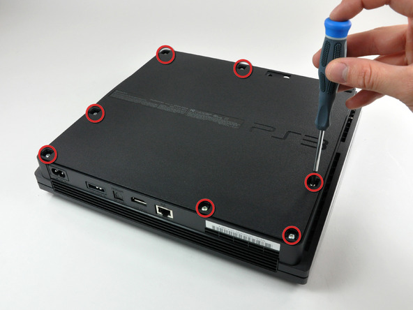 Как разобрать игровую консоль Sony PlayStation 3 Slim (16)