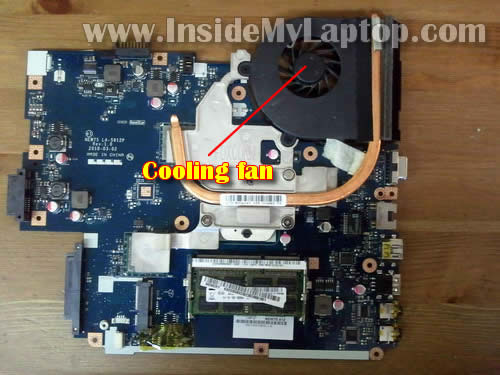Как разобрать ноутбук Acer Aspire серии 5251/5551G/5551 (5)