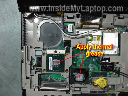 Как разобрать ноутбук Lenovo ThinkPad T61 для замены кулера (19)