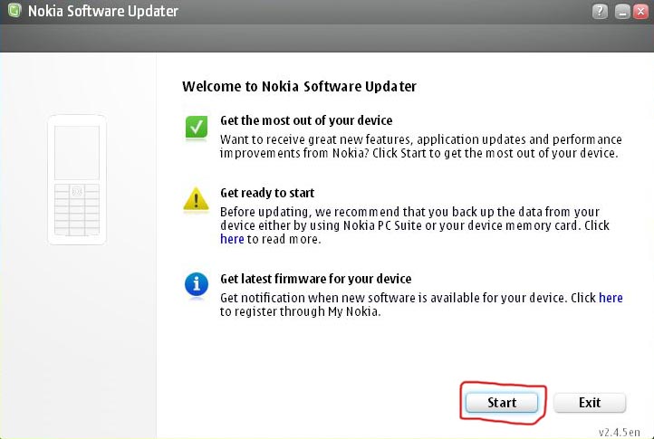 Как изменить язык в телефоне Nokia BB5 с помощью программы Nokia Software Updater (5)