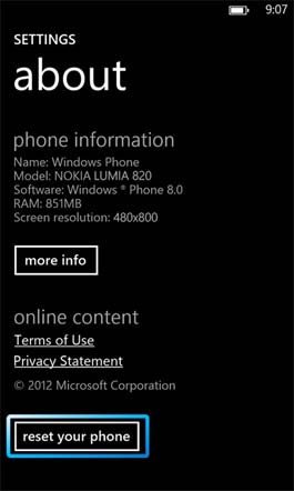 Прошивка смартфона Nokia Lumia 800 (RM-801)