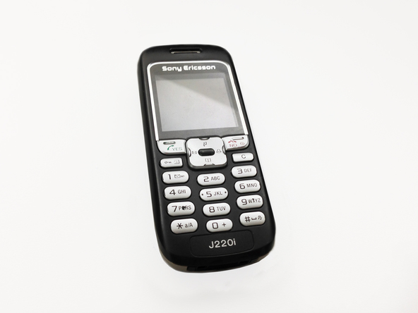 Как разобрать телефон Sony Ericsson J220i для замены разъёма зарядки (2)
