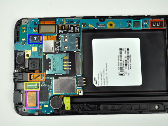 Как разобрать телефон Samsung Galaxy Note i717 (8)