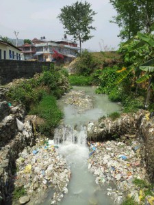 Городская речка в Покхаре